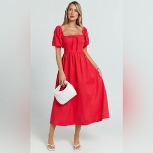 Showpo Linen Midi Dress-NWT